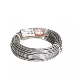 Трос стальной в оболочке PVC 3/4мм (20м)