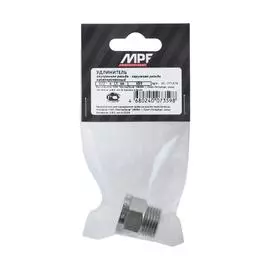 удлинитель шестигранный 1/2" х 15 мм (никель) mpf, mp-у