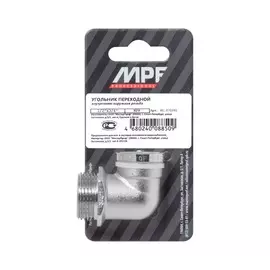 угольник перех. 1/2" х 3/4" в/н с ограничителем mpf, mp-у