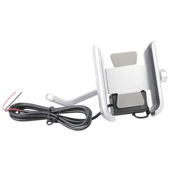 Мотоциклетный держатель телефона с USB-зарядным устройством для Honda CMX250 CMX500 CMX300 CMX1100 CMX 250 500 300 1100 Rebel Handlebar Black