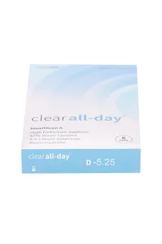 Линзы Clearlab Clear all-day контактные R 8.6 (диоптрия -5,25), 6 шт