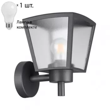 Уличный настенный светильник с лампочкой Novotech 370943+Lamps