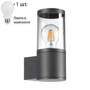 Уличный настенный светильник с лампочкой Novotech 370951+Lamps