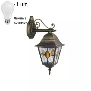 Уличный настенный светильник с лампочкой от Lustrof Загреб 1805-519209
