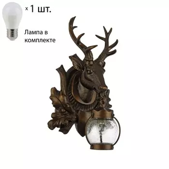 Уличный светильник с лампочкой Favourite Hunt 1849-1W+Lamps E27 P45