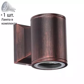 Уличный светильник с лампочкой Novotech Landscape 370406+Lamps Gu10