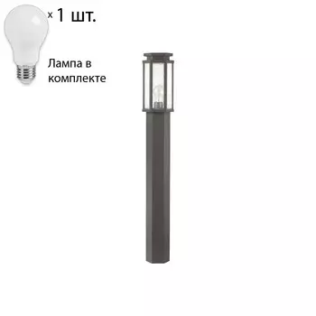 Уличный светильник с лампочкой Odeon Light Gino 4048/1F+Lamps А60