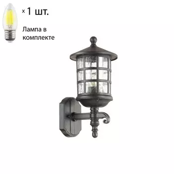 Уличный светильник с лампочкой Odeon Light House 4043/1W+Lamps Е27 Свеча