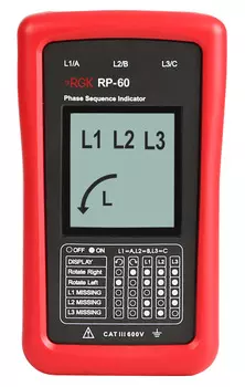 Индикатор чередования фаз RGK RP-60