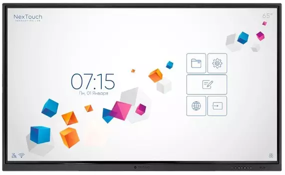 Интерактивная панель NexTouch NextPanel 65 IFPKV5INT65 черная, 65", IR, Android 8.0, 4K (3840x2160), WiFi