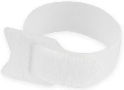 Хомут Cablexpert VT-125x11WT липучка на основе ленты Velcro 125x11 мм, белые (12 шт.)
