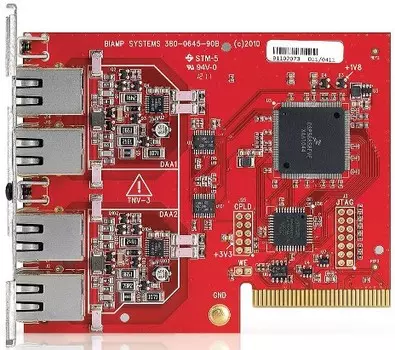 Интерфейсная карта BIAMP TesiraSTC-2CK 909.0327.900 Tesira 2 line POTS telephone interface card (Card Kit)
