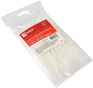 Хомут EKF plc-c-4.8x150 нейлоновый (4,8х150) (100шт.)