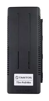 Инжектор PoE Tantos TSn-PoE48n для сетей 10/100/1000 BaseT, подойдет для питания сетевых устройств, поддерживающих технологию PoE