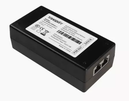 Инжектор PoE TRASSIR TR-I65W2.5GPoE++ Вход: 100-240В 50/60Гц . Мощность POE на порт 65Вт. Общий бюджет 65Вт