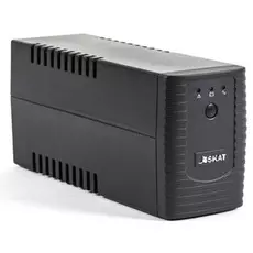 Источник бесперебойного питания Бастион SKAT-UPS 600/350 2 выходных разъема (1 шт. IEC 320 C13 (компьютерный), 1 шт. CEE 7/4 (розетка с заземлением)),
