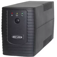 Источник бесперебойного питания Бастион SKAT UPS 800/400 2 выхода (1 комп. + 1 розетка), Uвх.162…290В, Uвых.220В, Pвых.800ВА(480Вт), встр.АКБ 9Ач, USB