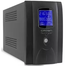 Источник бесперебойного питания Crown CMU-SP650IEC LCD USB CM000001867 line-Intractive, 650VA390W, 6*IEC, LCD-диспле, порт USB