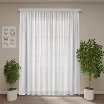 Тюль на ленте Kreaforta Softy 500x280 см цвет белый