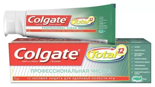 Зубная паста Total 12 "Профессиональная чистка" гель