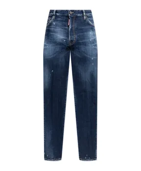 Джинсы крутой парень Dsquared2, синий