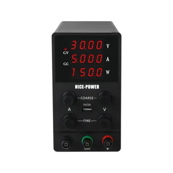 Регулируемый цифровой источник питания с USB-интерфейсом, 30 в, 10 А
