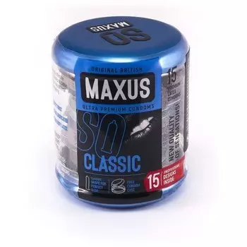 Презервативы Maxus Classic №15, в железном кейсе