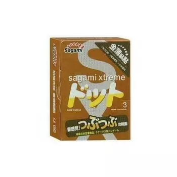 Презервативы усиливающие ощущения Sagami Xtreme Feel Up, 3 шт, латекс 0,06 мм
