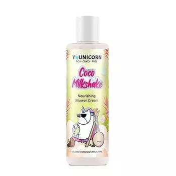Питательный крем-гель для душа Younicorn Coco Milkshake, 250 Мл