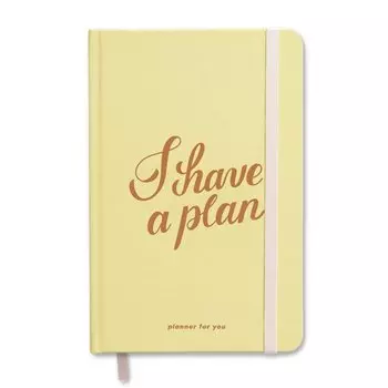 Планер Мини Orner "I Have A Plan" Yellow, 256 страниц