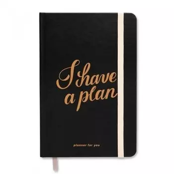 Планер Мини Orner "I Have A Plan" Black, 256 страниц