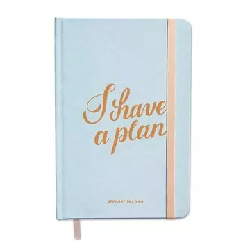 Планер Мини Orner "I Have A Plan" Turquoise, 256 страниц