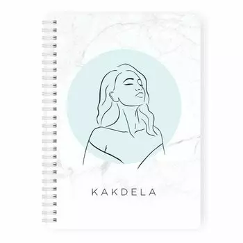 Планер на неделю remarklee KAKDELA Мрамор, А5