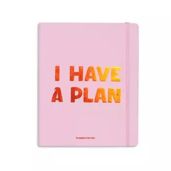 Планер Orner "I have a plan" Pink, 256 страниц