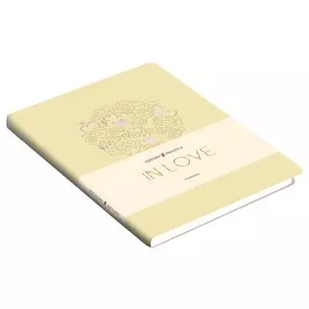 Планинг недатированный "In love. Gold Cream" А6+, 80 листов