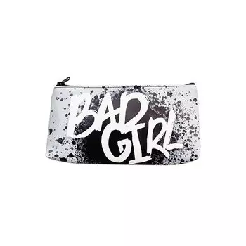 Пенал-косметичка Be Smart Bad Girl Черное пятно, на молнии, 210 х 100 мм