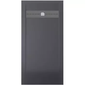 Поддон Allen Brau Infinity литьевой мрамор 160х80х3 см прямоугольник антрацит низкий (8.21006-AM)