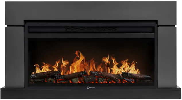 Электрокамин с широким очагом 2D Electrolux
