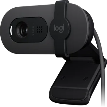 Веб-камера Logitech Brio 100, 2 MP, 1920x1080, встроенный микрофон, USB 2.0, черный (960-001585)