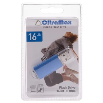 Флешка 16Gb USB 2.0 OltraMax 30, синий (OM016GB30-Bl)