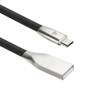 Кабель micro USB-USB, ACD, 1.2m, черный, Материал оплетки TPE Термоэластопласт (ACD-U922-M1B)