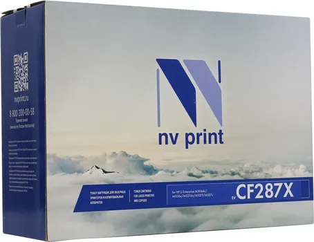 Картридж лазерный NV Print NV-CF287X (CF287X), черный, 18000 страниц, совместимый для LaserJet Enterprise M506dn / M506x / M527dn / M527f / M527c, LaserJet Pro M501n