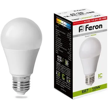 Лампа светодиодная низковольтная Feron 38265 LB-192 Шар E27 10W 4000K