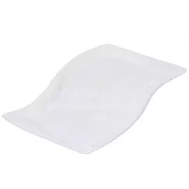 Блюдо керамика, фигурное, 25 см, белое, Грейс, Daniks, Y4-3744