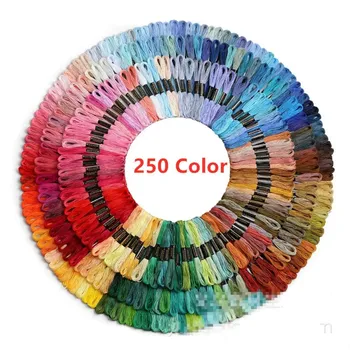 HOMZY Anchor Similar DMC Cross Stitch Cotton Embroidery Thread Floss Sewing Skeins Craft not repeat