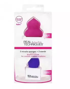 Real Techniques Набор спонжей для скульптурирования 2 Miracle Sponges (Real Techniques, )