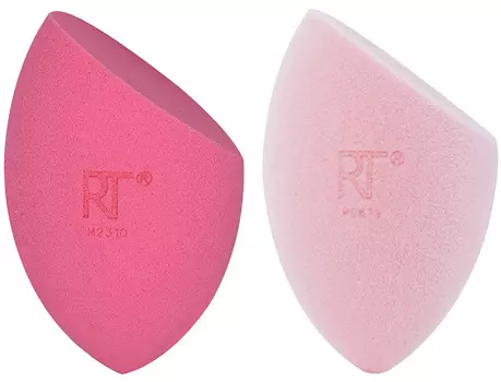 Real Techniques Набор спонжей Miracle Complexion Sponge + Miracle Powder Sponge, 1 шт (Real Techniques, Love IRL)