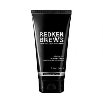Redken Brews Моделирующая паста для подвижной текстуры Work Hard, 150 мл (Redken Brews, Brews)