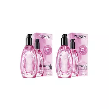 Redken Комплект Diamond Oil Glow Dry Термозащитное масло для сияния волос 2 шт х 100 мл (Redken, Уход за волосами)