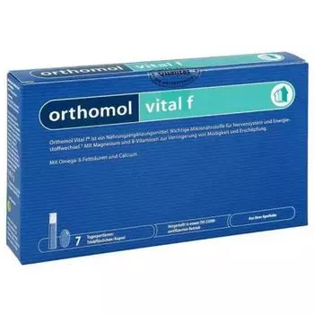 Orthomol Ортомоль витал ф жидкий флакон 20 мл и капсулы 800 мг (Orthomol, Витамино-минеральные комплексы)